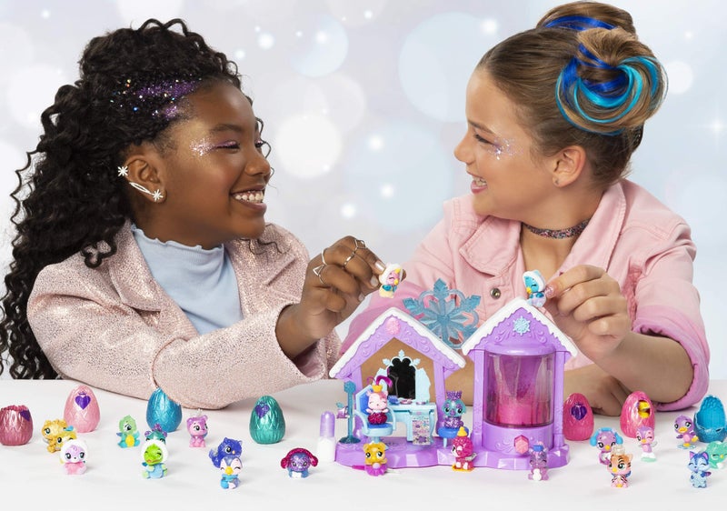 Hatchimals CollEGGtibles, Glitter Salon Playset with 2 Exclusive, for Kids Aged 5 and Up - Image 3
